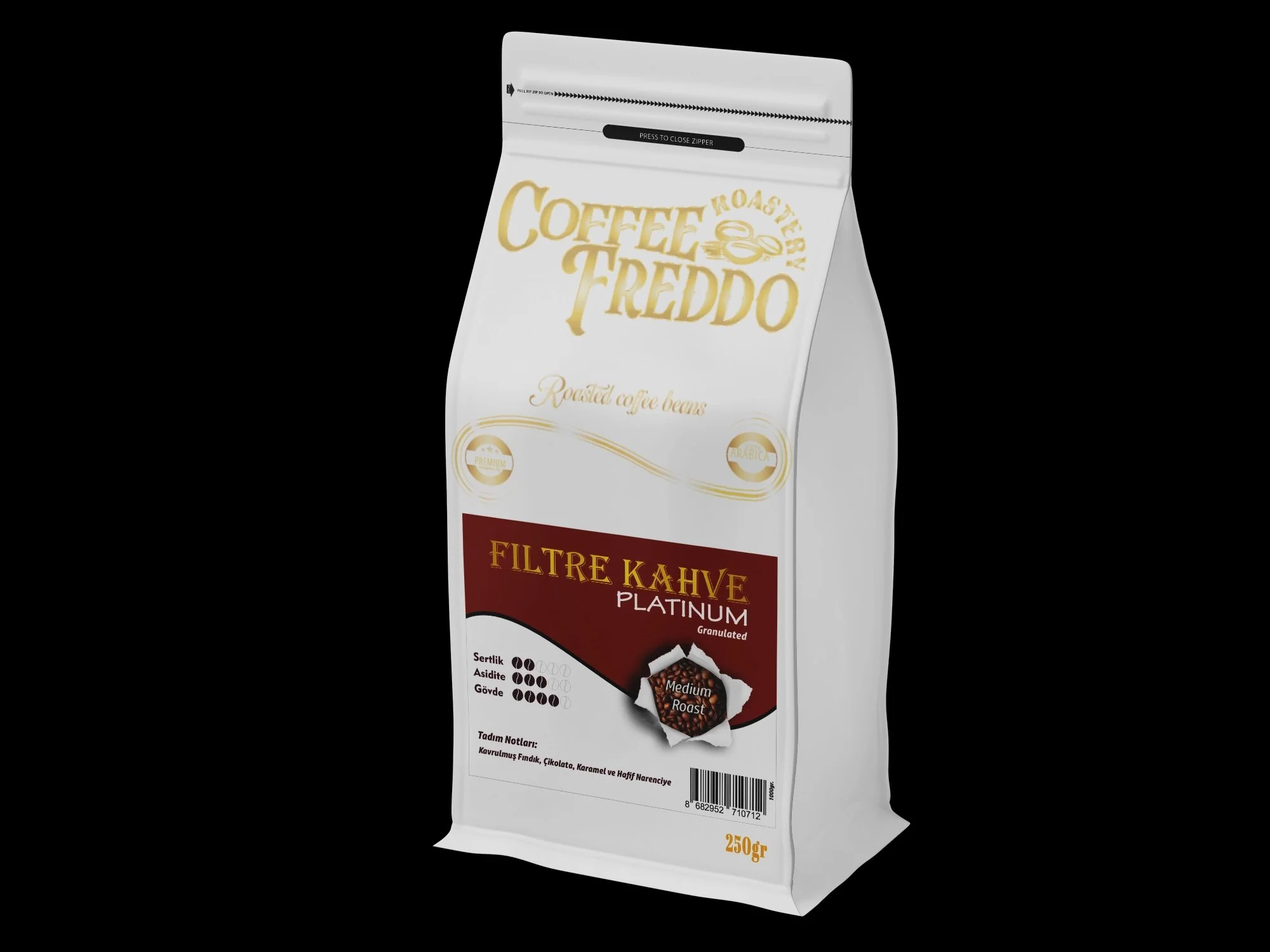 Coffee Freddo Öğütülmüş Filtre Kahve Platinum 250 gr.